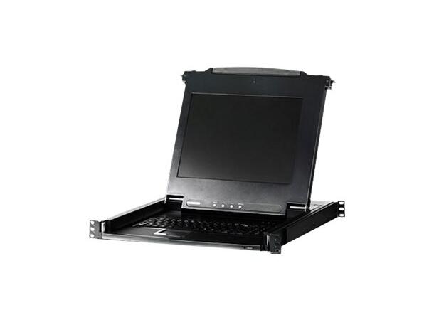 Aten Rack Konsoll 17" Slideaway CL1000M VGA | USB | Nordic layout | Touchpad 