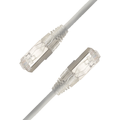 LinkIT F/UTP SlimPatch Cat6a gr&#229; 3m AWG 28 | LSZH | Snagless | OD 4.7mm