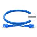 LinkIT fiberforst&#230;rket OS2 SC/SC 130 m Braided steel | 9/125 Duplex | Blue