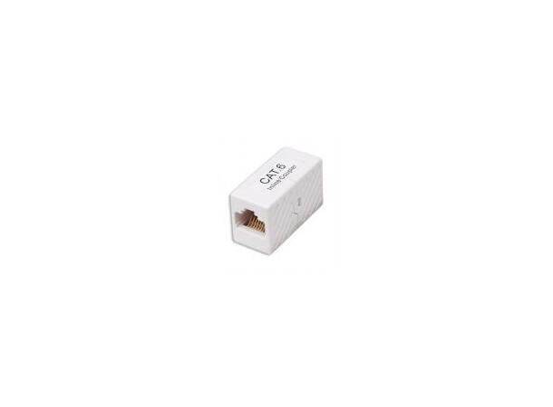 Linkit RJ45 forbindelsesdåsesled Inline coupler | Cat.6 | UTP | Hvid 